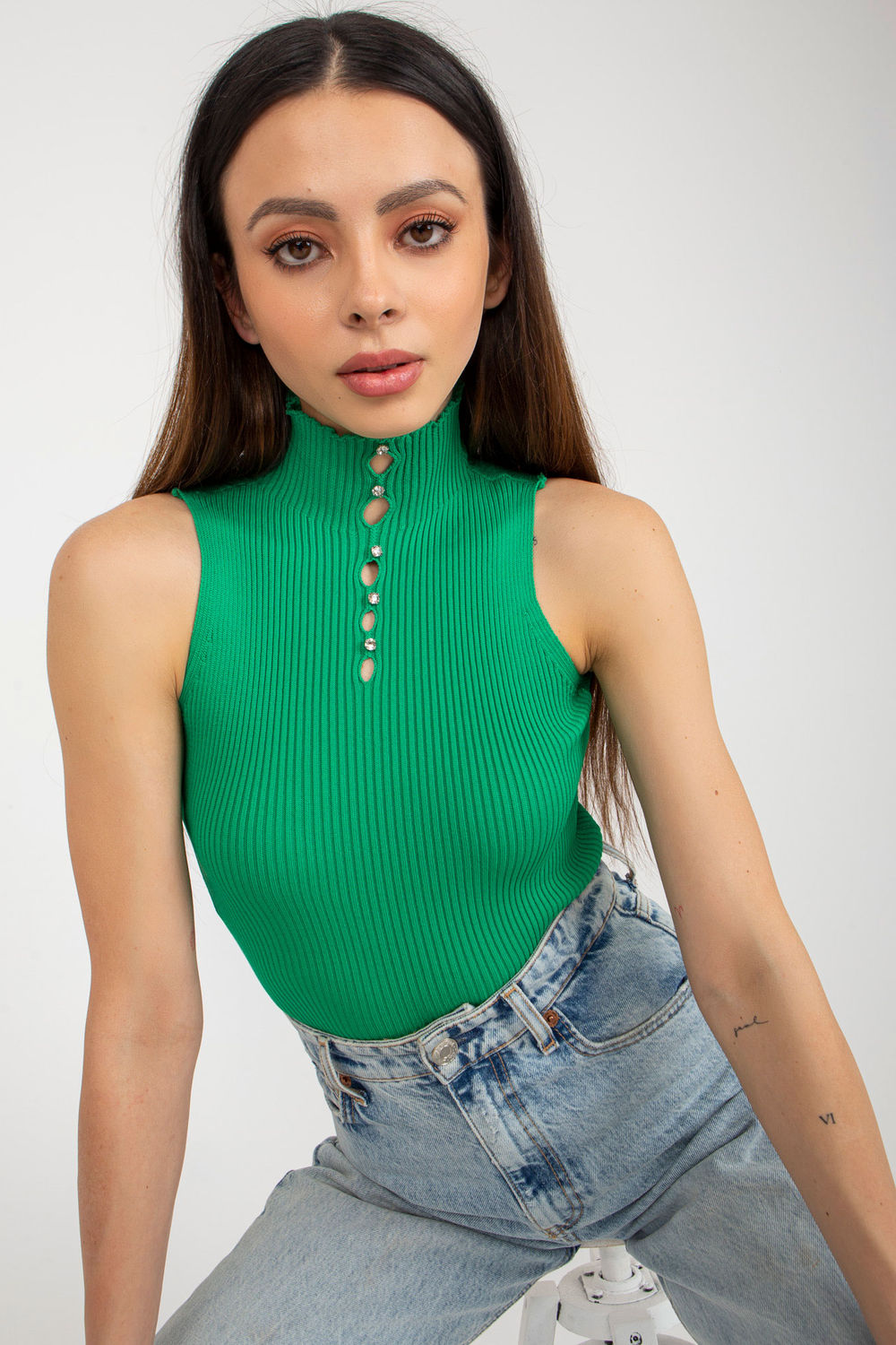  Blouse model 181565 Badu  green