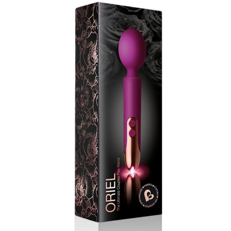 ROCKS-OFF ORIEL RECHARGEABLE MASSAGER - PURPLE