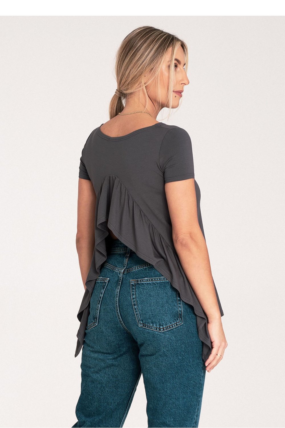 Blouse model 204336 Figl  grey