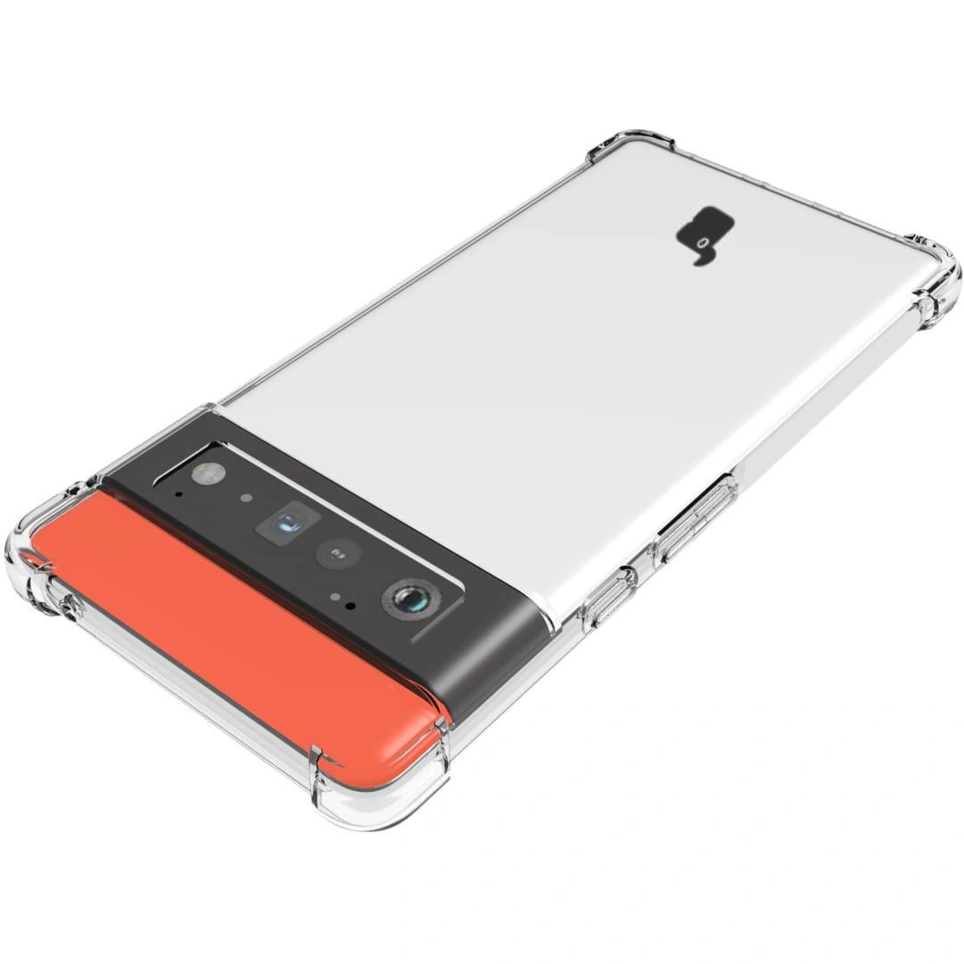 Bizon Case Clear Pack case + 2x screen film + lens protector Google Pixel 6 Pro clear