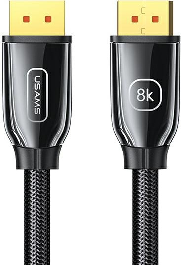USAMS Cable DisplayPort - DisplayPort 1.4 HD U75 3.0m black 8K HD SJ533DP01 (US-SJ533)