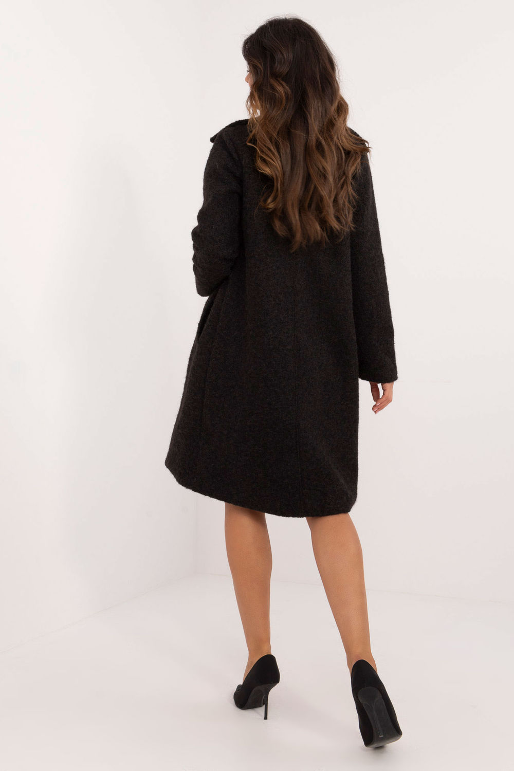  Coat model 200514 Italy Moda  black