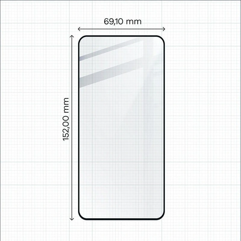 Bizon Glass Edge Huawei P50 black