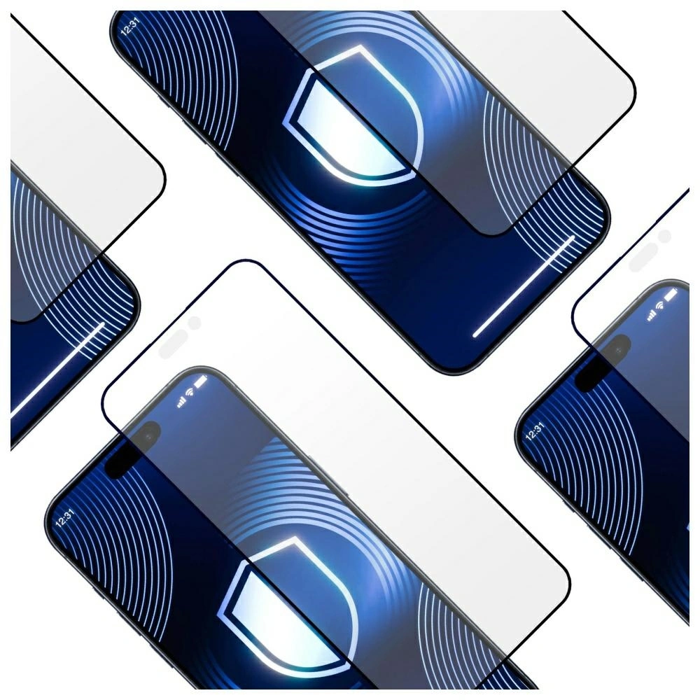 Szkło hartowane 3MK HardGlass Matt Max do Apple iPhone 17 Pro