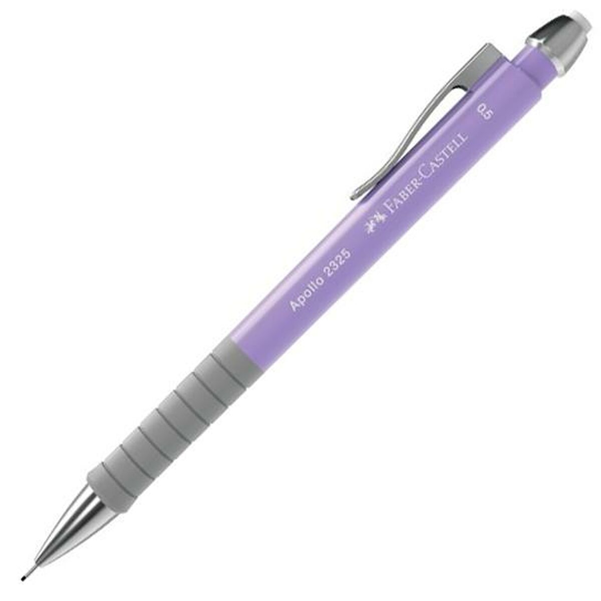 Pencil Lead Holder Faber-Castell Apollo 2325 Lilac 0,5 mm (5 Units)