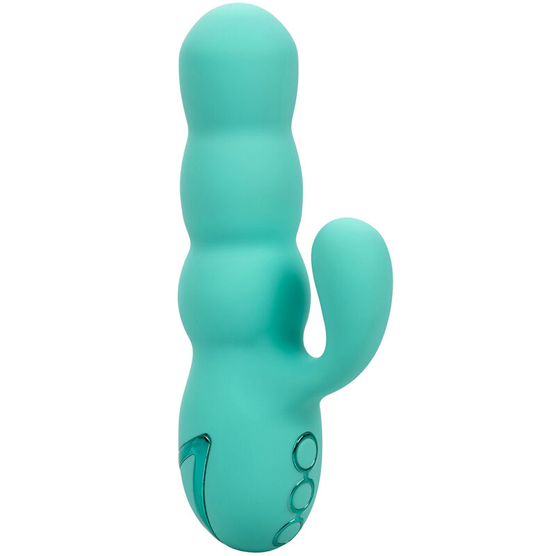 CALIFORNIA EXOTICS - DEL MAR DIVA VIBRATOR RABBIR AQUA GREEN BY CALIFORNIA DREAMING