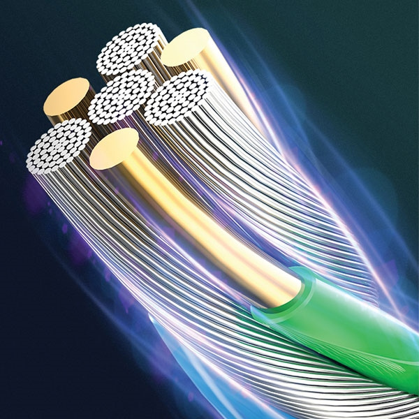 USAMS Nylon Cable U48 Lightning 1,2m 2A Fast Charging LED green SJ423USB02 (US-SJ423)