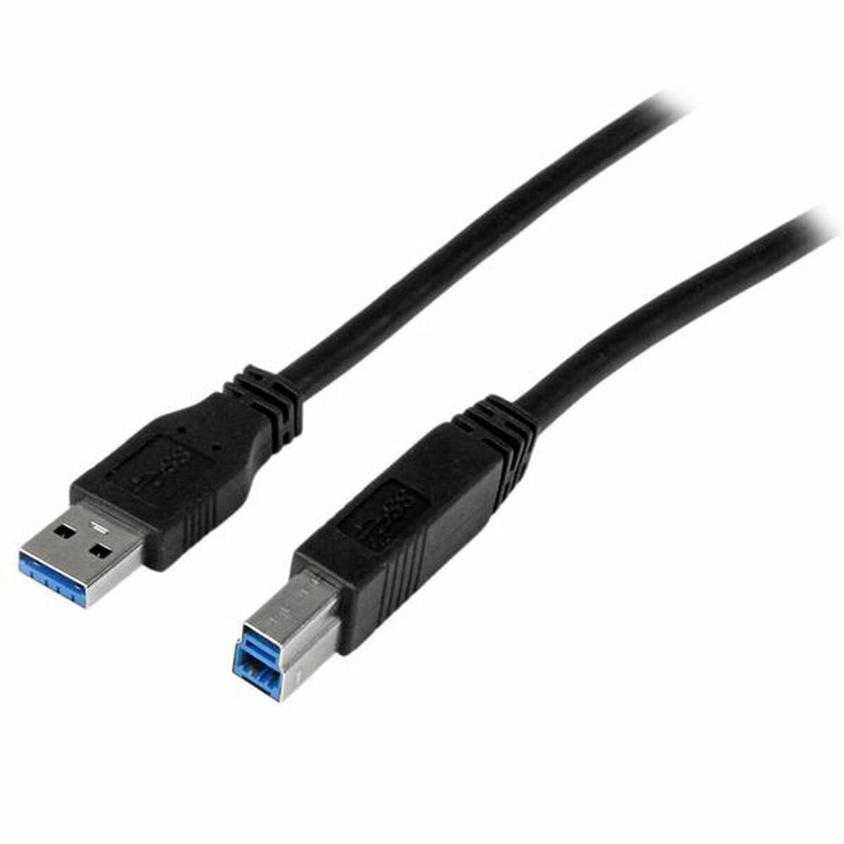 USB A to USB B Cable Startech USB3CAB1M            Black