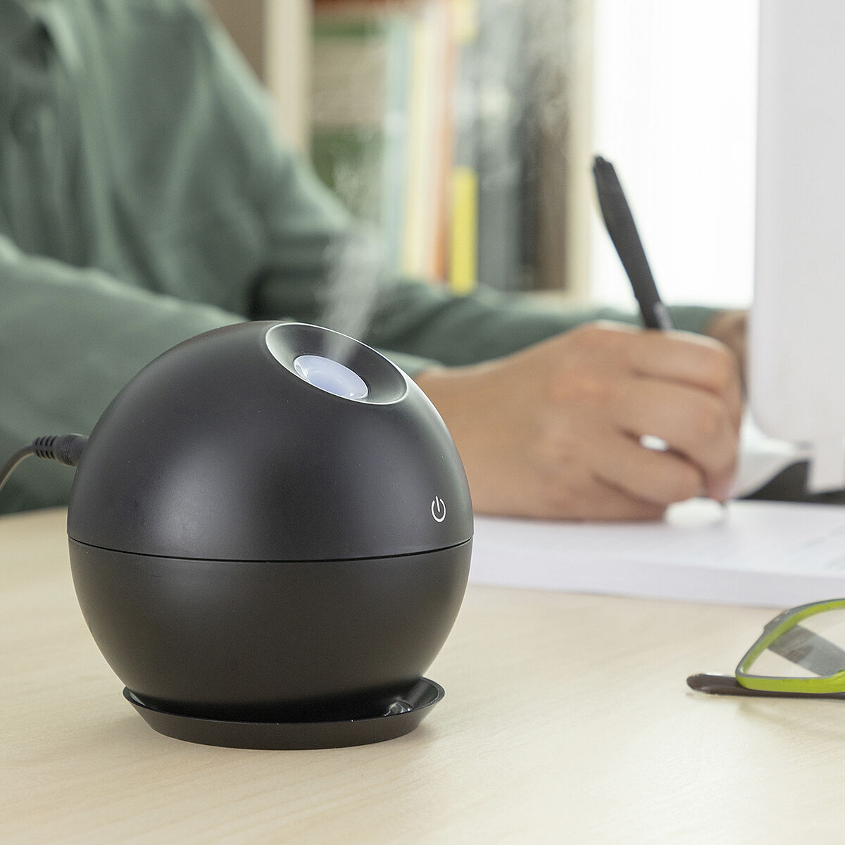 Mini Humidifier Scent Diffuser Black InnovaGoods