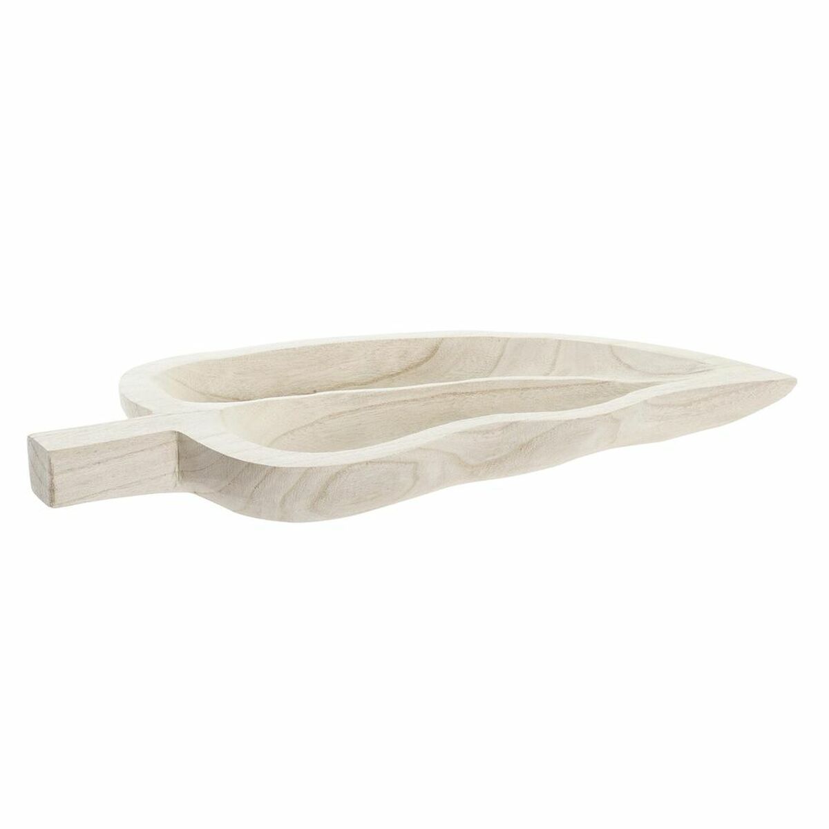 Centerpiece DKD Home Decor 48,5 x 21 x 5 cm Natural Brown Boho Leaf of a plant