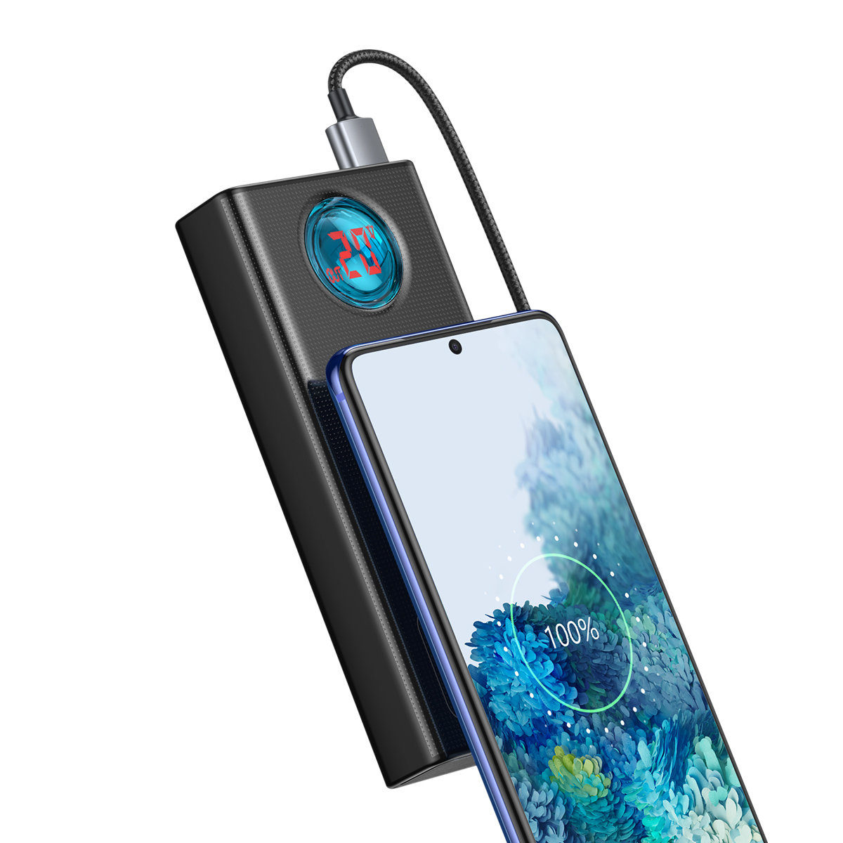 Powerbank Baseus Amblight 65W 30000mAh Overseas Edition black