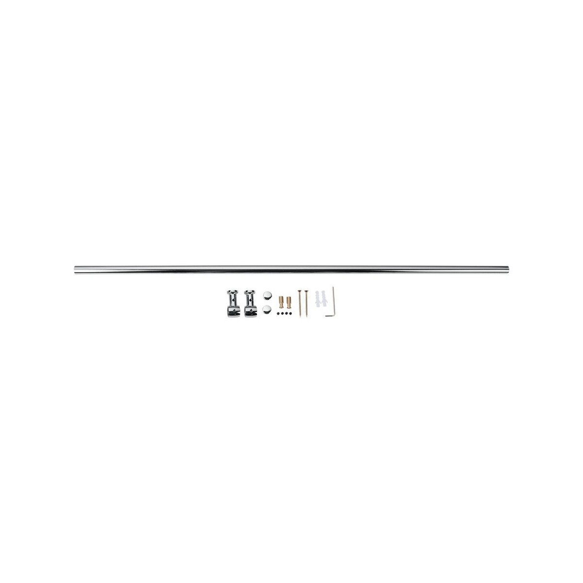 Kitchen Paper holder Metaltex Lonardo Stainless chrome metal (78 cm)