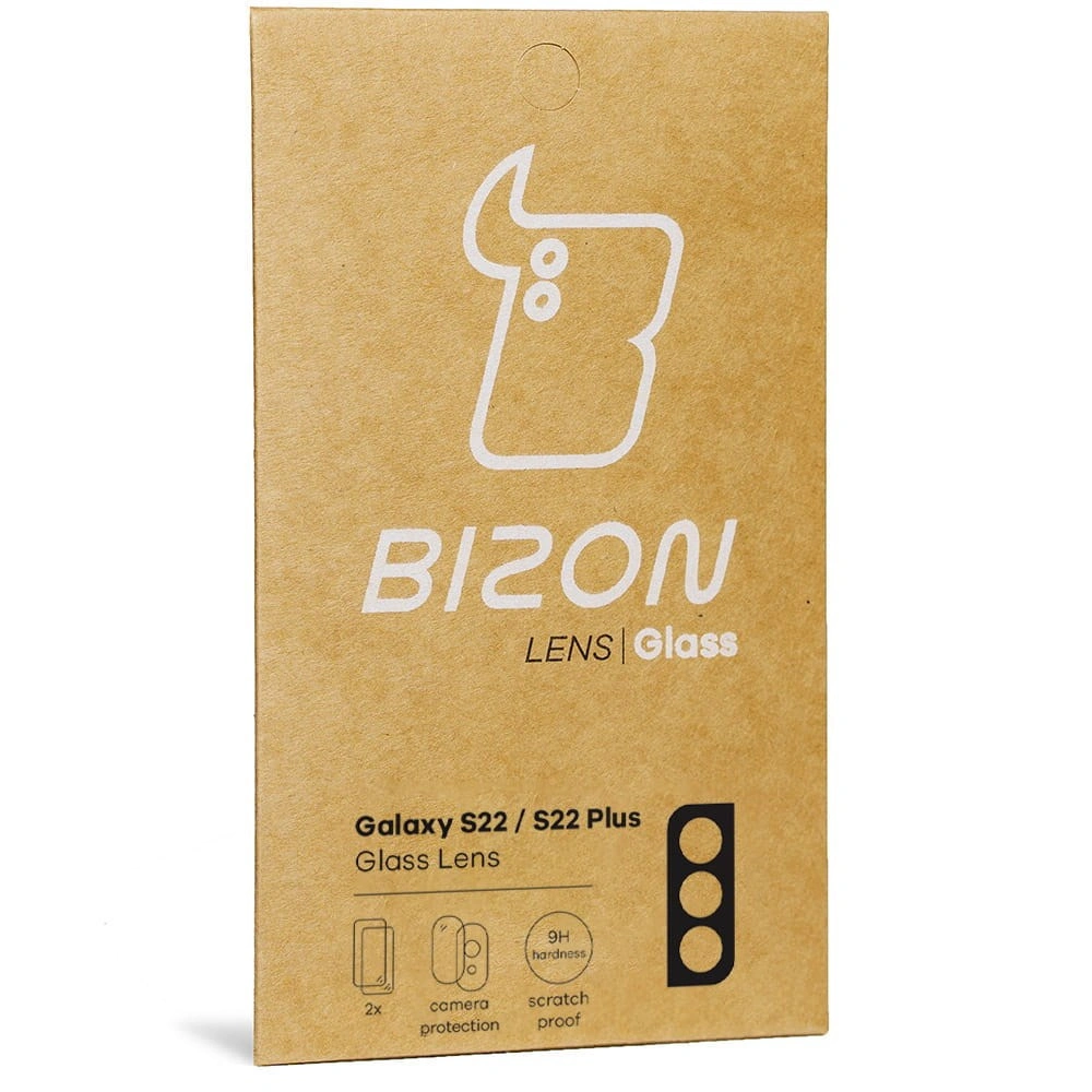 Bizon Glass Lens Samsung Galaxy S22 / S22 Plus [2 PACK]