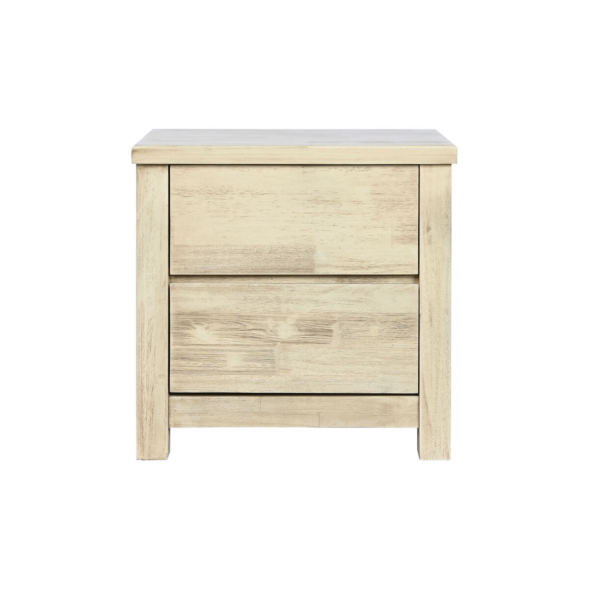 Nightstand Home ESPRIT Natural Acacia 60 x 42 x 60 cm