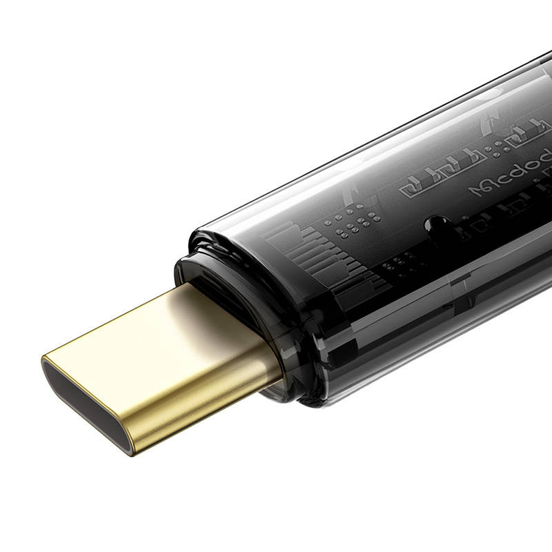 Mcdodo CA-2092 USB-A/USB-C Cable 6A 1.8m (black)