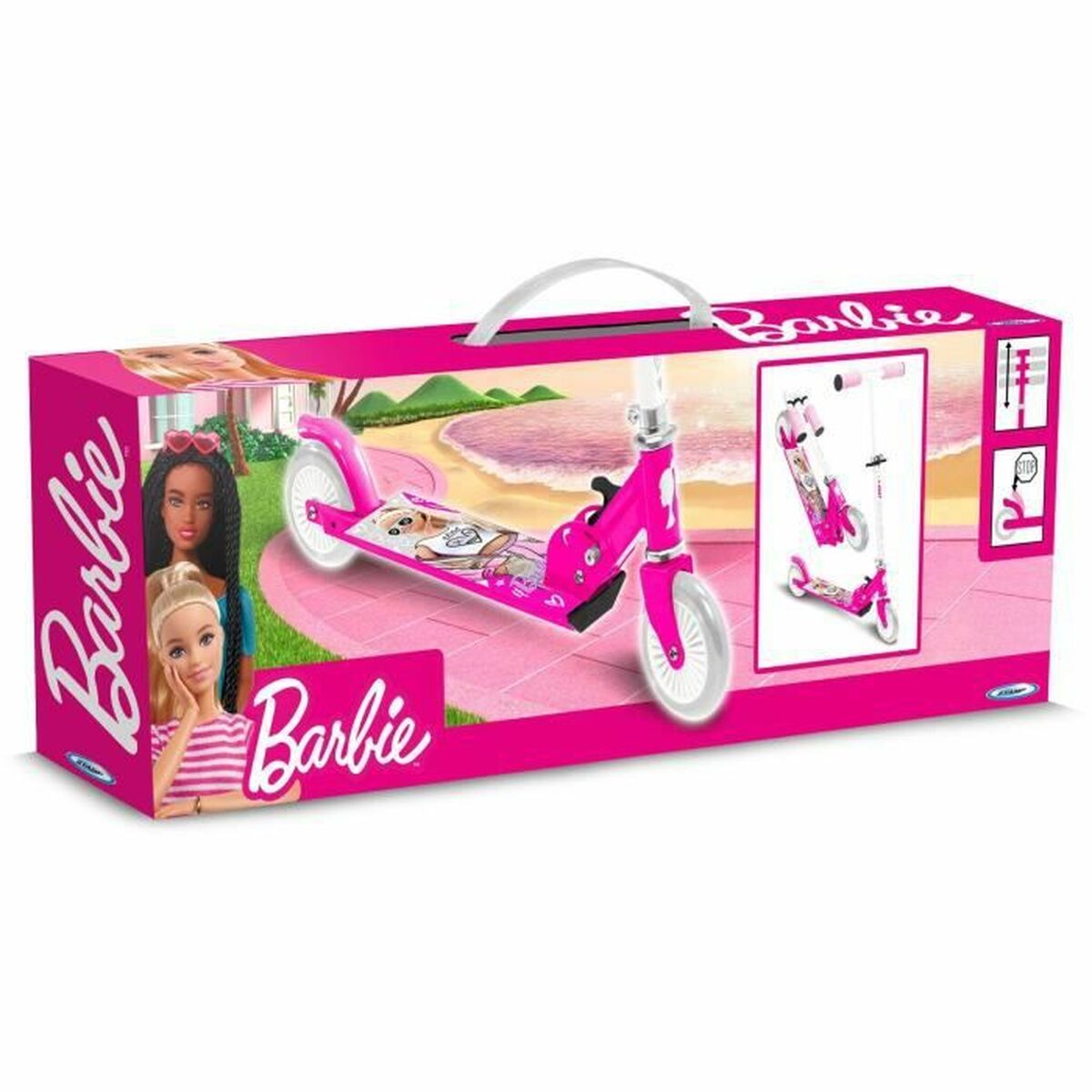 Scooter Stamp Barbie Pink