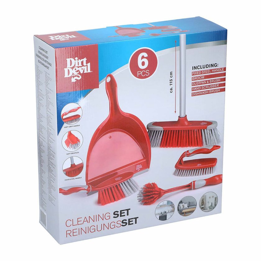Cleaning & Storage Kit Dirt Devil Stainless steel Plastic Box (6 Pieces)