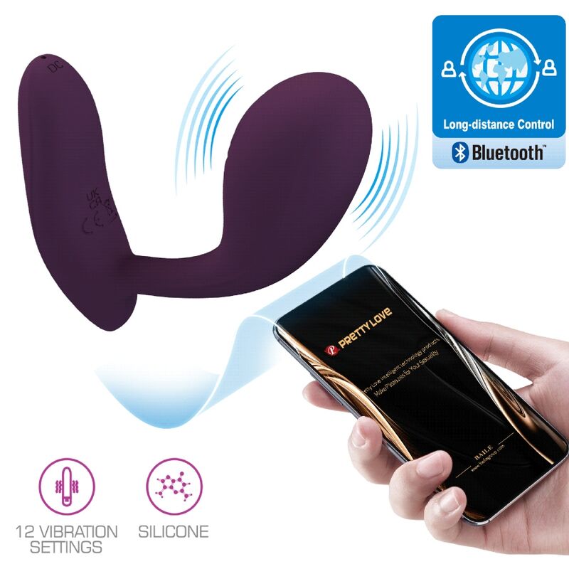 PRETTY LOVE - BAIRD G-SPOT 12 VIBRATIONS RECHARGEABLE LILA APP PRETTY LOVE - BAIRD G-SPOT 12 VIBRATIONS RECHARGEABLE LILA APP
