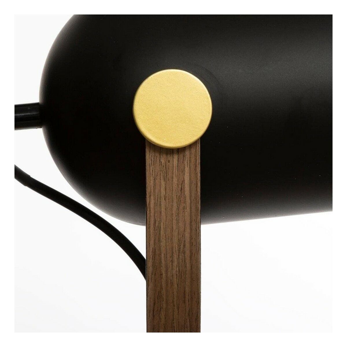 Desk lamp Atmosphera Action Tripod 16 x 18 x 45 cm Black 25 W polystyrene