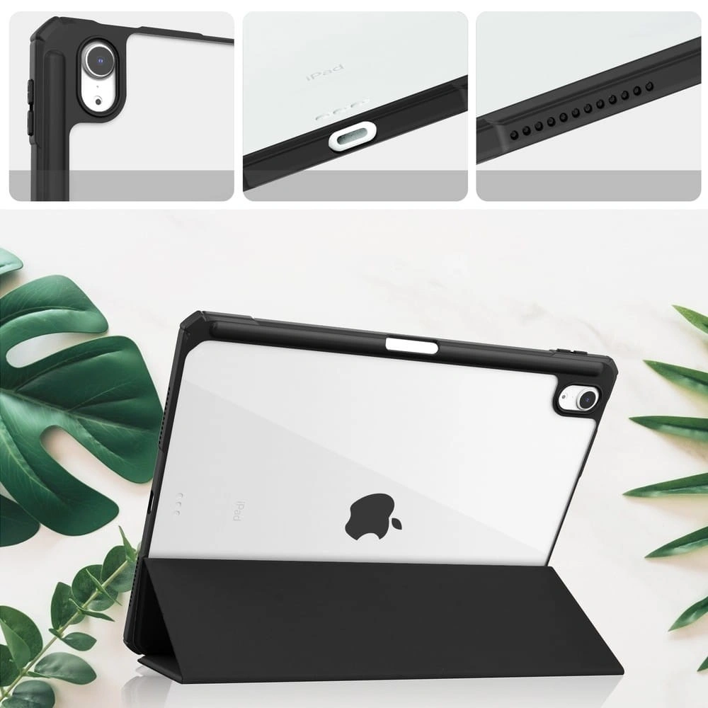Bizon Case Tab Clear Matt Apple iPad Air 6 / Air 5 / Air 4 / iPad Pro 11 2018 black