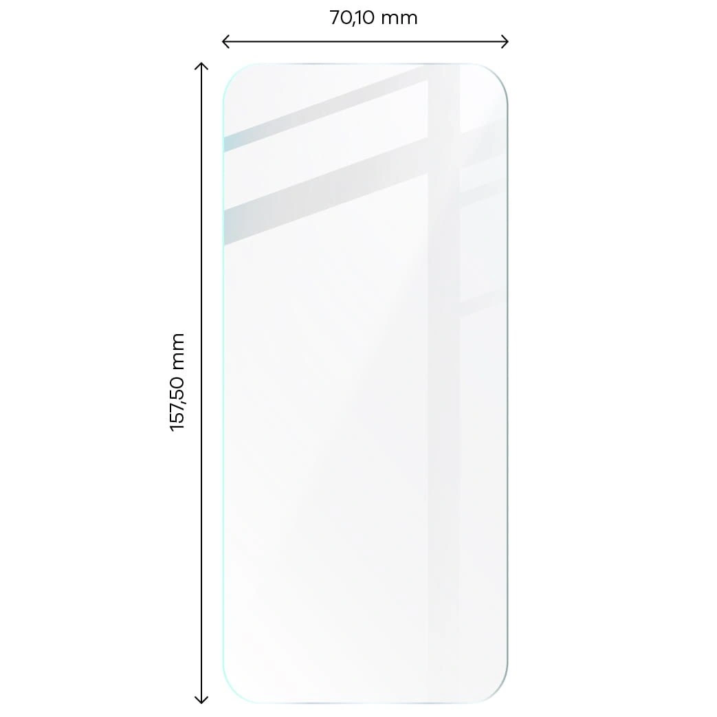 Bizon Glass Clear tempered glass - 3 pcs. + lens glass Redmi Note 10 Pro