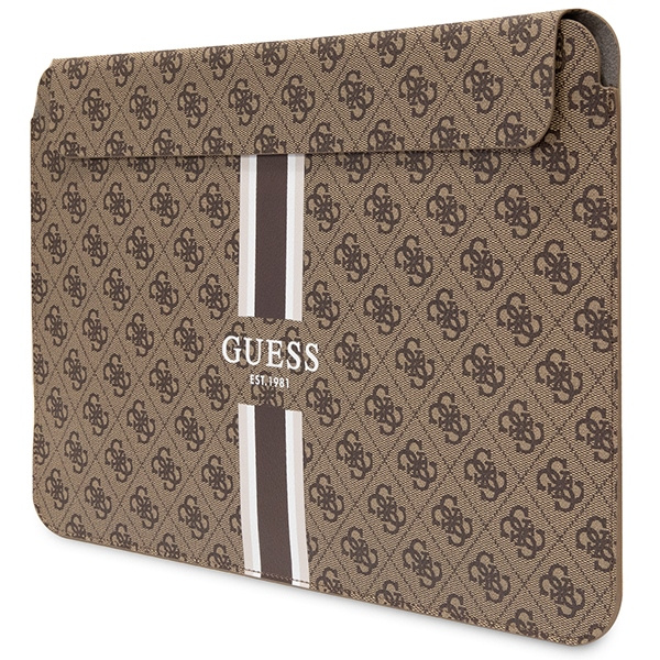 Guess Sleeve GUCS14P4RPSW 14 inch brown 4G Printed Stripes
