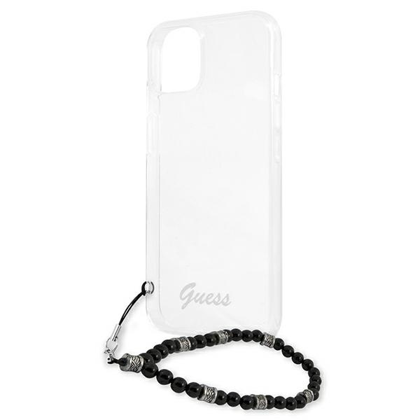 Guess GUHCP13SKPSBK Apple iPhone 13 mini Transparent hardcase Black Pearl