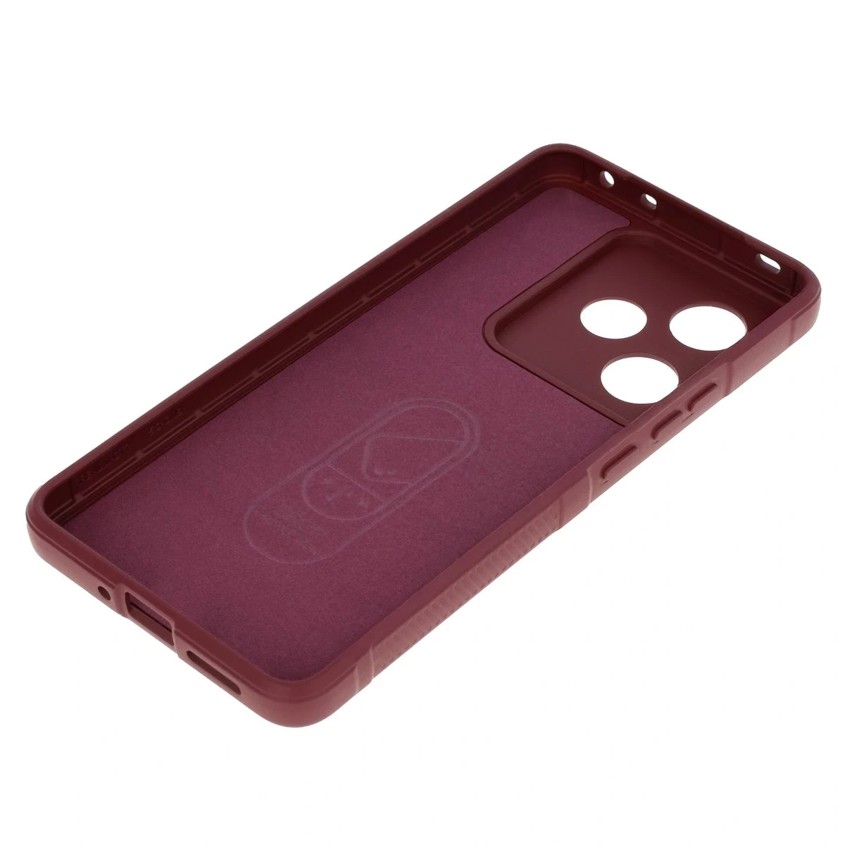 Pancerne etui Bizon Case Tur do Realme GT 7 / 7T burgundowe