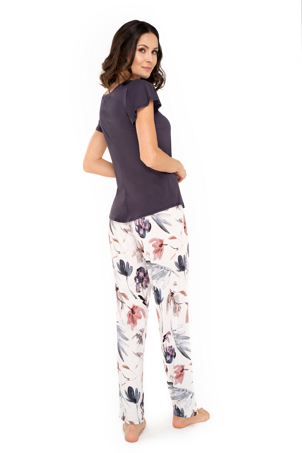 Pyjama model 159684 Babella violet Ladies