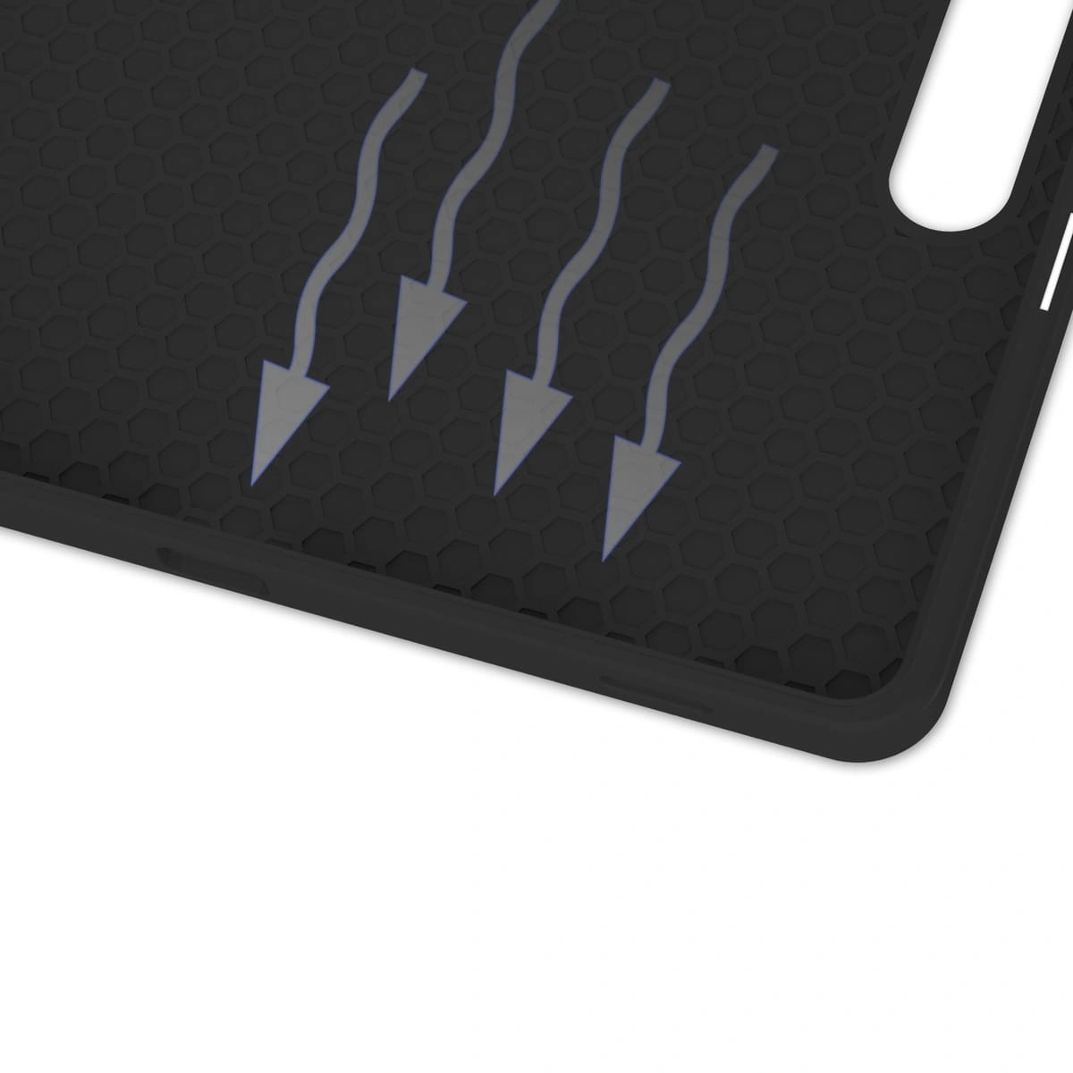 Bizon Case Tab Lizard Samsung Galaxy Tab S9 FE Plus black
