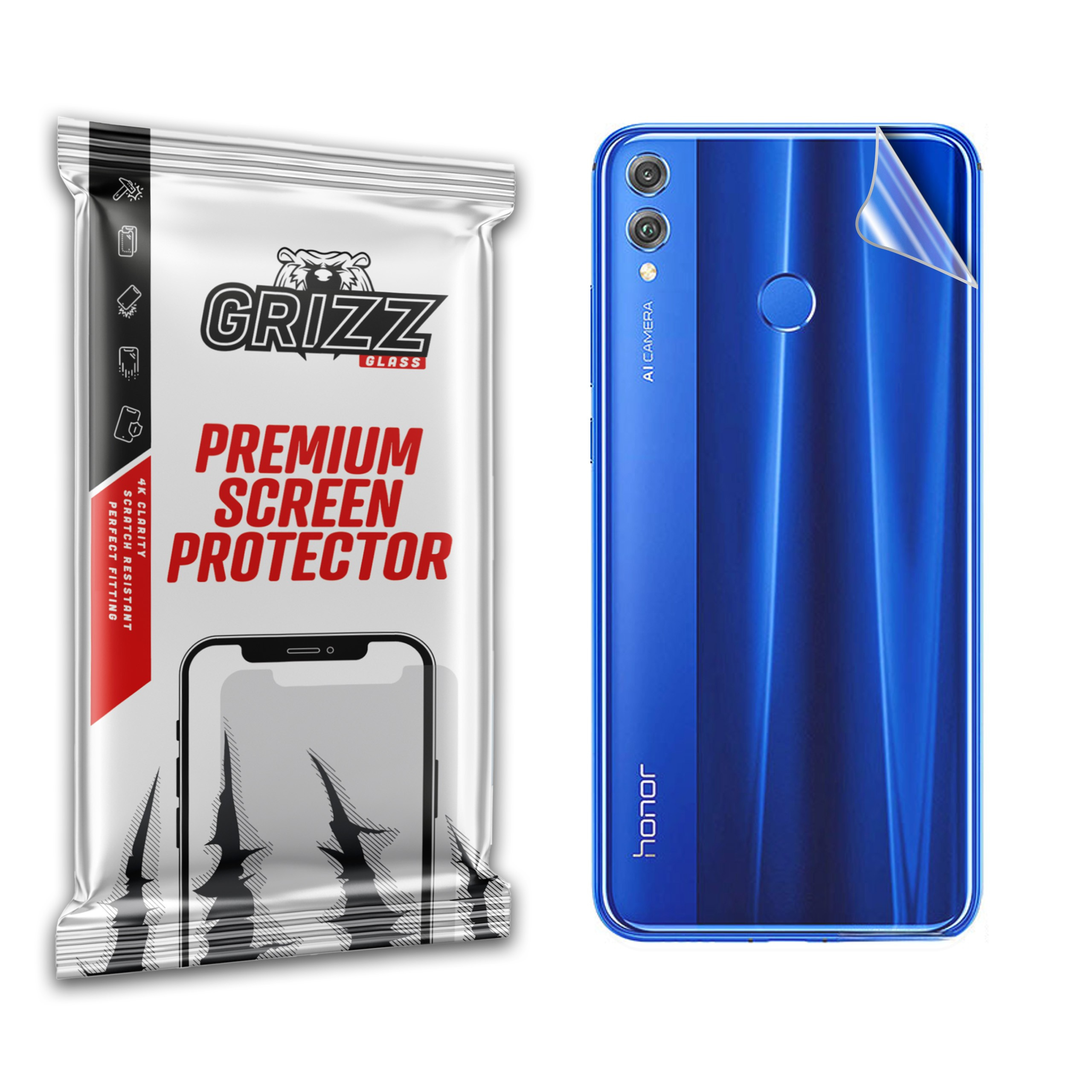 GrizzGlass SatinSkin Honor 8x