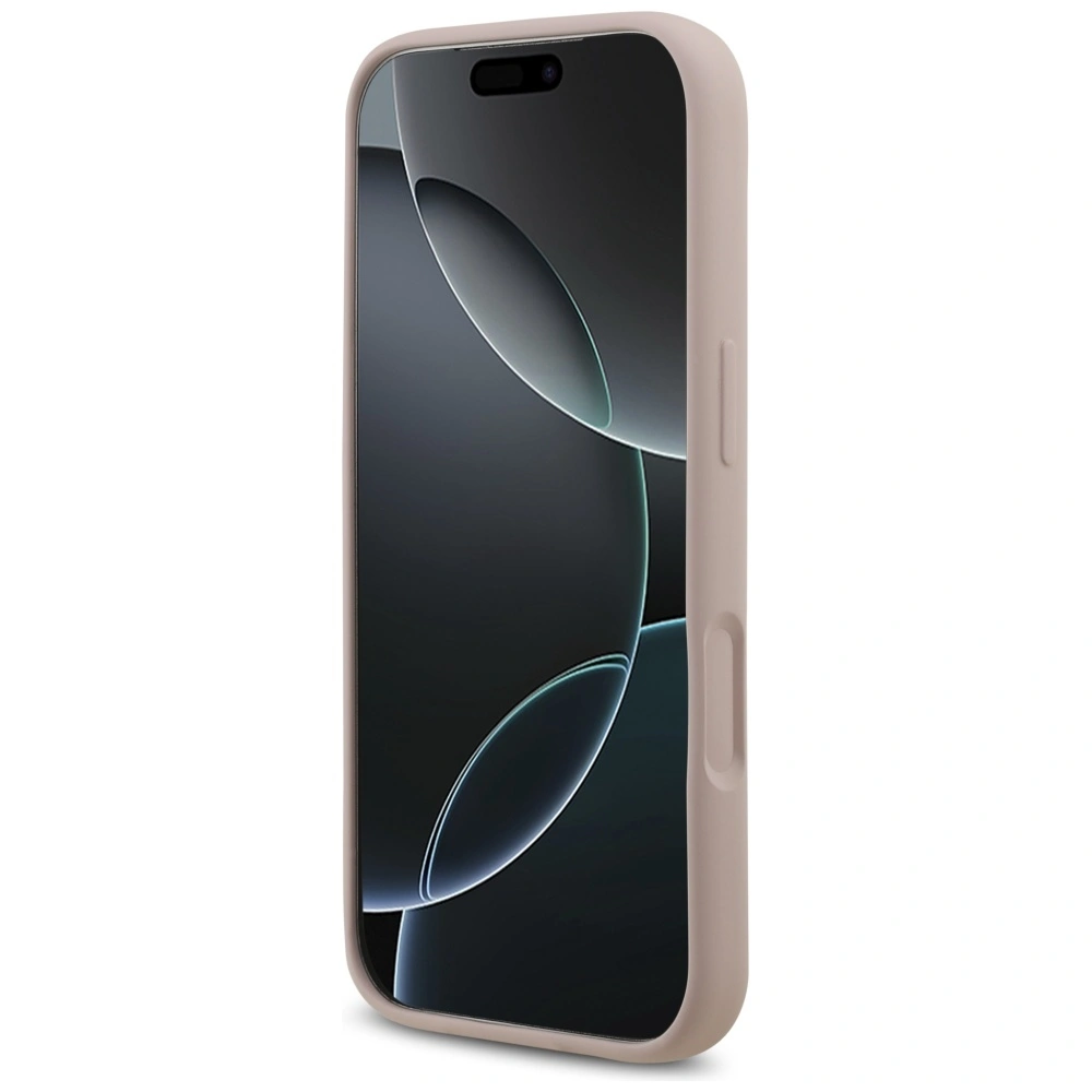 Etui Karl Lagerfeld Silicone Karl&Choupette Ring MagSafe do Apple iPhone 17 Pro różowy