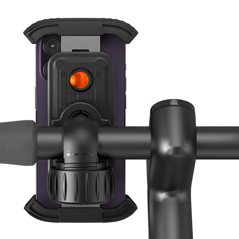 Baseus QuickGo bike mount for phones 5.7 inches to 7.2 inches (black)