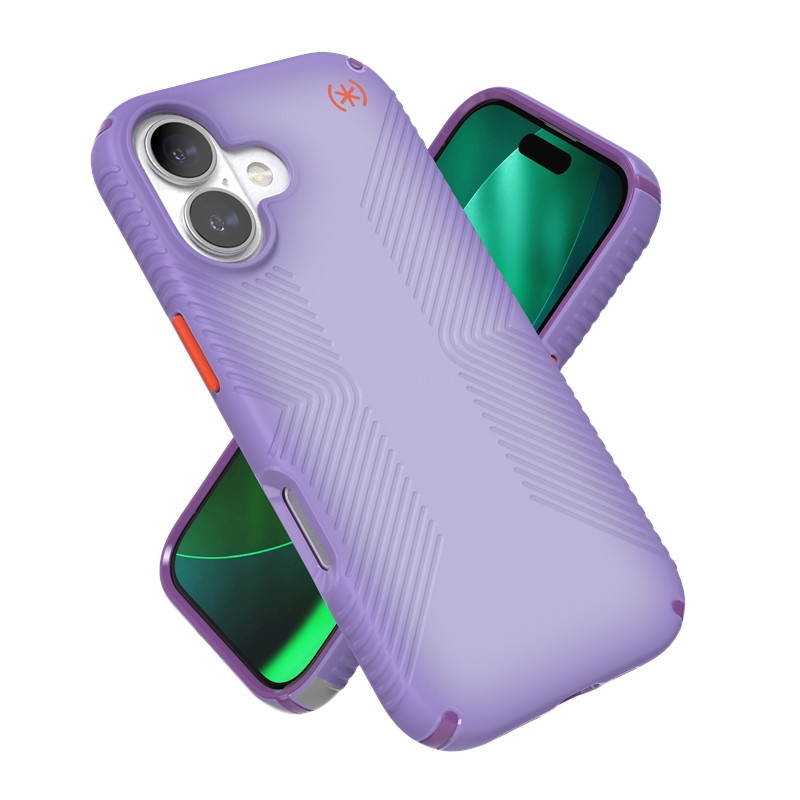Etui Speck Presidio Lux Grip MagSafe do Apple iPhone 17 (Purple Fade/Magic Purple/New Poppy)