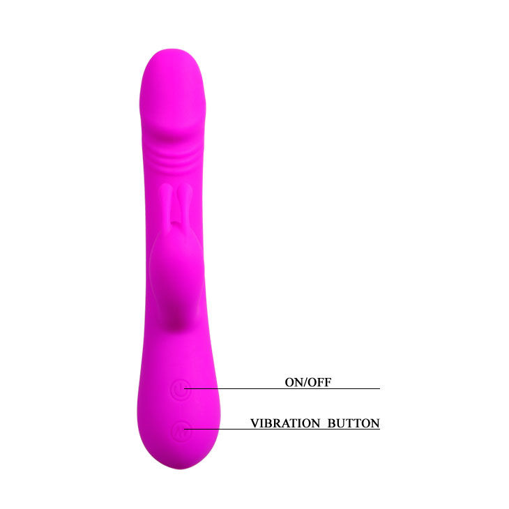 PRETTY LOVE FLIRTATION - CLEMENT VIBRATOR WITH RABBIT