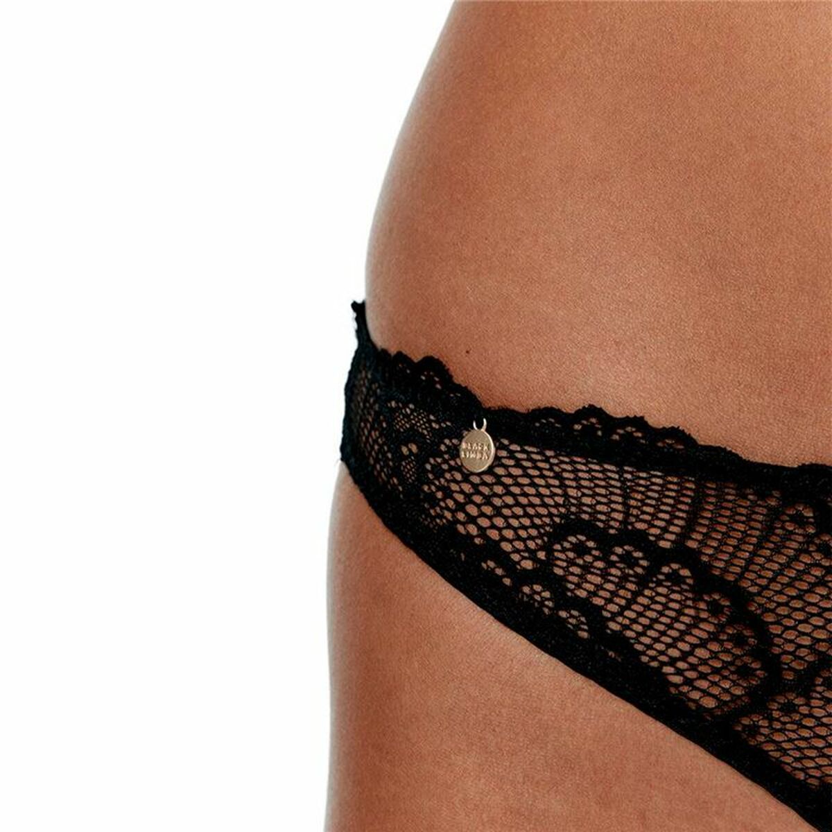 Thong Black Limba Maze Black