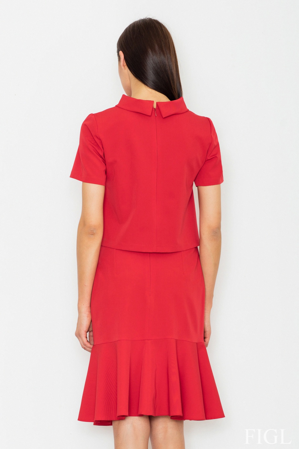  Skirt model 77056 Figl  red