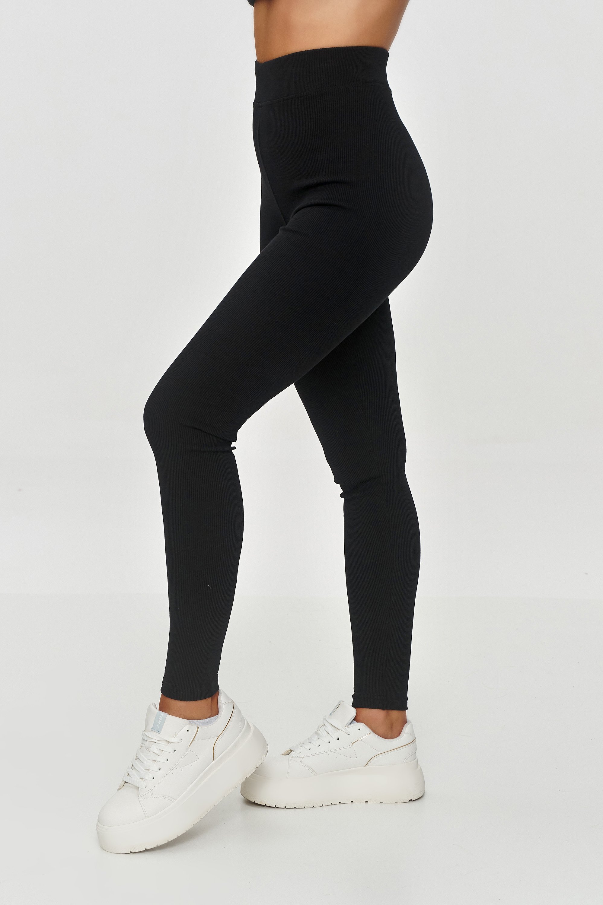  Long leggings model Makadamia  black