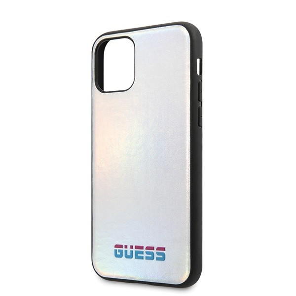 Guess GUHCN65BLD iPhone 11 Pro Max silver hard case Iridescent