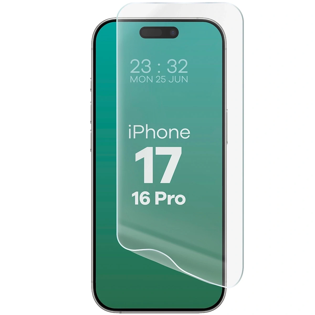 Folia hydrożelowa na ekran Bizon Glass Hydrogel Front do Apple iPhone 16 Pro / 17