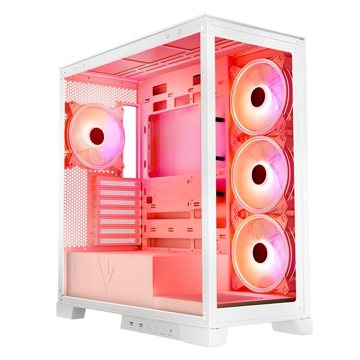 ATX Semi-tower Box Modecom Volcano SPACE APEX ARGB White ATX Semi-tower Box Modecom Volcano SPACE APEX ARGB White