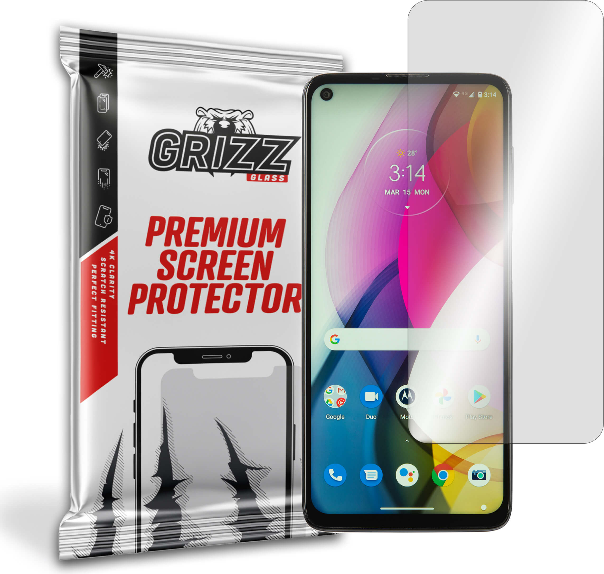 GrizzGlass HybridGlass Motorola Moto G Stylus 5G 2021