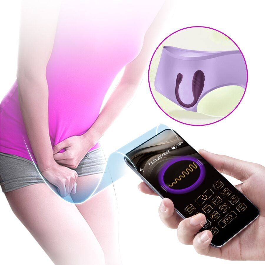 PRETTY LOVE - LEVIATHAN APP CONTROLLED VIBRATOR PURPLE PRETTY LOVE - LEVIATHAN APP CONTROLLED VIBRATOR PURPLE