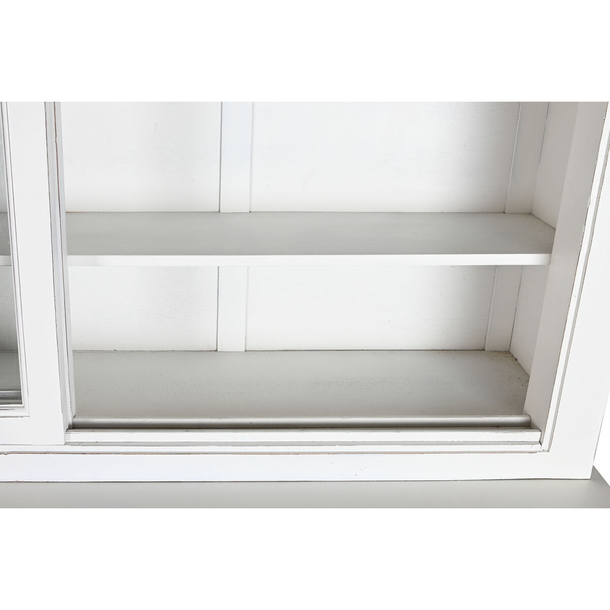 Display Stand Home ESPRIT White Crystal Mango wood 170 x 45 x 200 cm