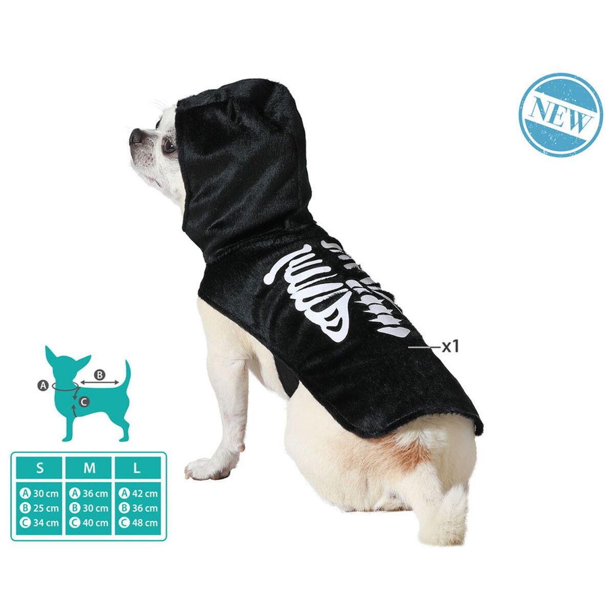 Dog Costume Skeleton