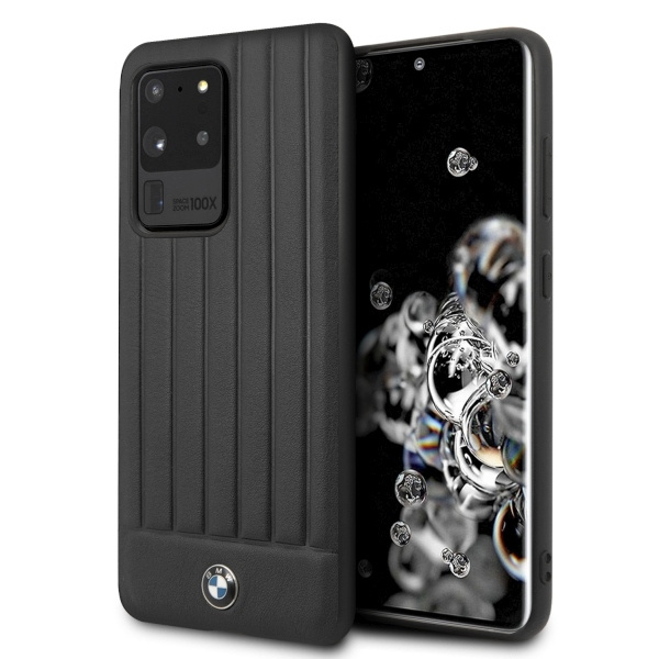 BMW BMHCS69POCBK Samsung Galaxy S20 Ultra black hardcase Signature