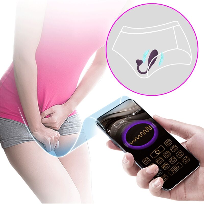 PRETTY LOVE - APP CONTROLLED FISHER VIBRATING EGG LILA PRETTY LOVE - APP CONTROLLED FISHER VIBRATING EGG LILA