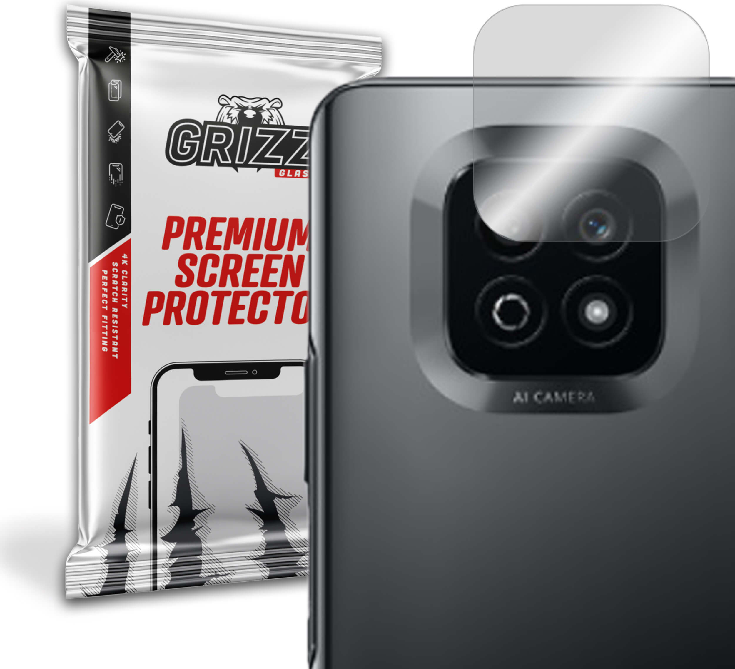 GrizzGlass HybridGlass Camera Honor Play5 Vitality