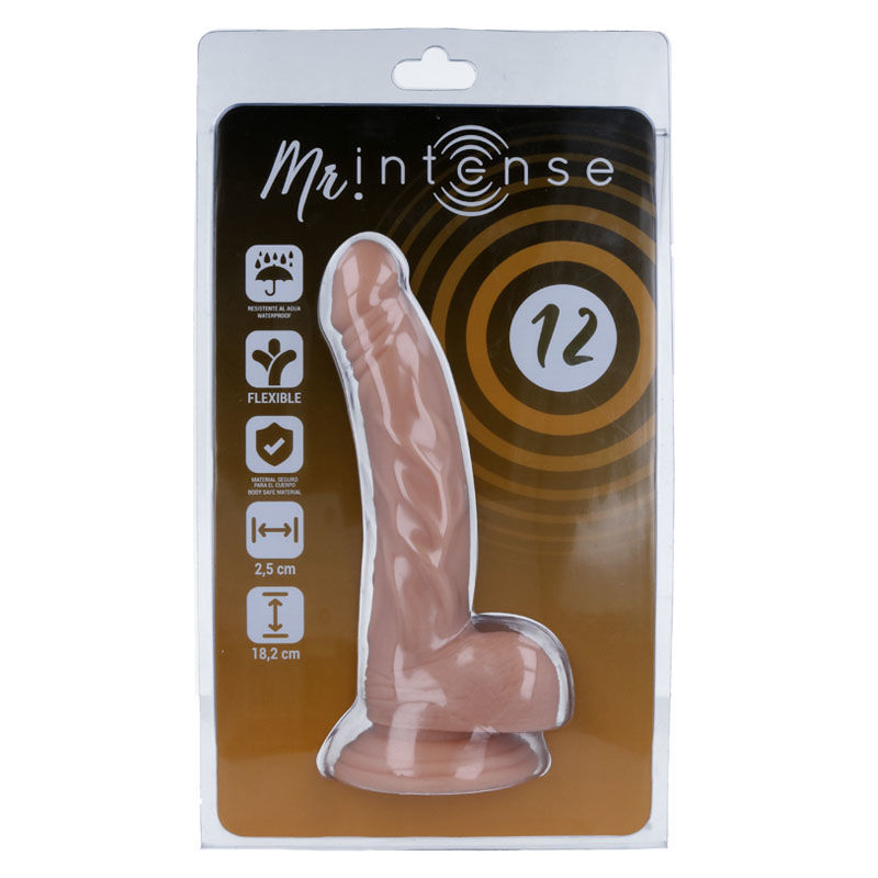 MR INTENSE - 12 REALISTIC COCK 18.2 -O- 2.5CM