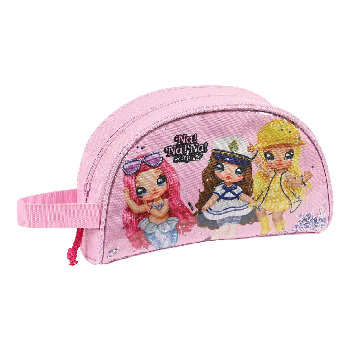 School Toilet Bag Na!Na!Na! Surprise Sparkles Pink (26 x 16 x 9 cm)